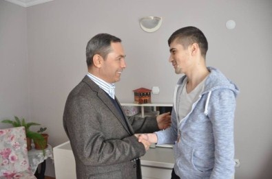 Başkan Uysal'dan Ereğlili Gaziye Moral Ziyareti