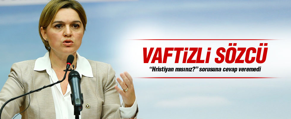 CHP Sözcüsü Böke vaftiz edilmiş