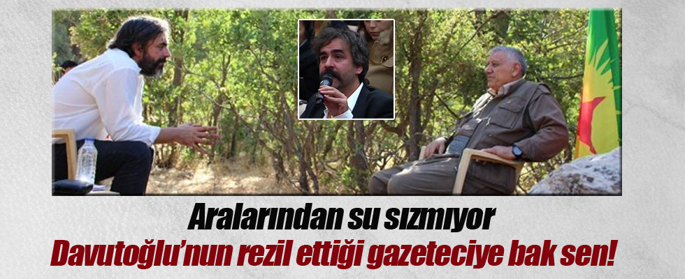 Davutoğlu'nun rezil ettiği gazeteciye bak sen!