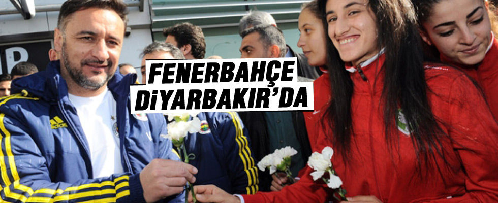 Fenerbahçe kafilesi yoğun güvenlik önlemleriyle Diyarbakır'da