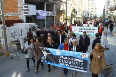 Samsun'da 'sigarayı bırakma' yürüyüşü