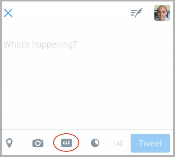 Twitter'a GIF butonu geliyor!