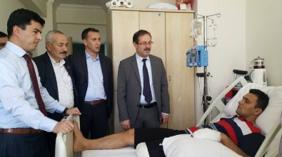 AK Parti Yozgat Milletvekili Abdulkadir Akgül, GATA'da Tedavi Gören Yozgatlı Gazi Astsubay'ı Ziyaret Etti