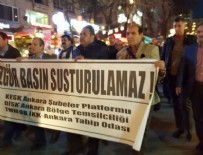 Ankara'da İMC TV eylemi