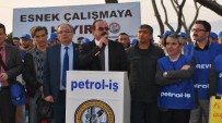 FAZLA MESAİ - Bandırma Petrol İş'ten Protesto