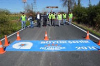 KOZAĞACı - Büyükşehir'den Serik'e Sıcak Asfalt