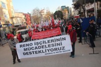 İHBAR TAZMİNATI - DİSK'e Bağlı Birleşik Metal-İş Sendikası İşçilerinden Protesto