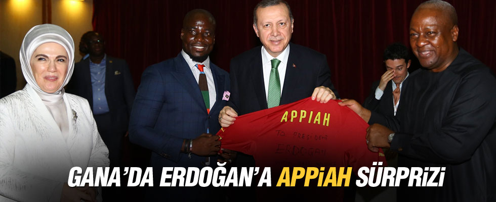 Gana'da Erdoğan'a Appiah sürprizi