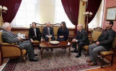 Yeşilay Cemiyeti Ve Smmo Vali Barut'u Ziyaret Etti