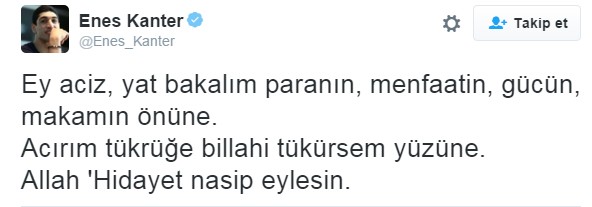 Enes Kanter kıskançlıktan çatladı!