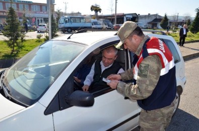 Fatsa'da Polis Ve Jandarmadan Ortak Asayiş Uygulaması