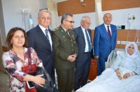 Hastanede Yatarak Tedavi Gören Şehit Annesine Anlamlı Ziyaret