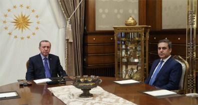 MİT Müsteşarı Fidan Beştepe'de