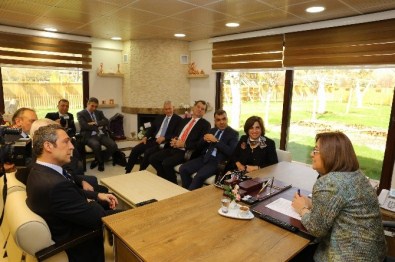 Tüsiad'dan Başkan Fatma Şahin'e Ziyaret