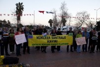 İĞNEADA - Antalya'da Çevrecilerden Nükleer Karşıtı Eylem
