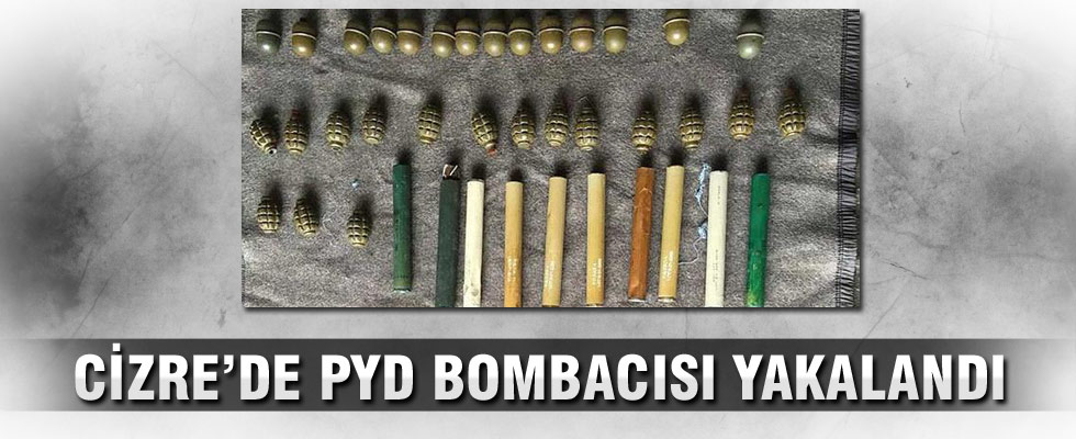 Cizre'ye 30 el bombası ile gelen bir PKK/PYD'li yakalandı