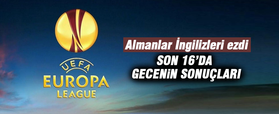 UEFA Avrupa Ligi'nde gecenin sonuçları