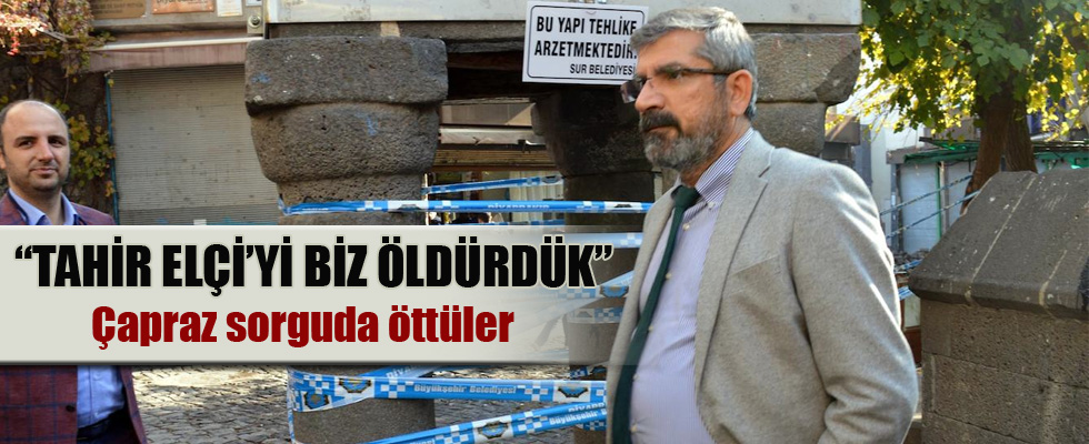 Teslim olan PKK'lılar: Tahir Elçi'yi biz öldürdük!