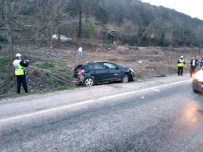 Bartın'da Otomobil Takla Attı Açıklaması 2 Yaralı