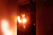 Bir Anda Alevler İçinde Kaldı!