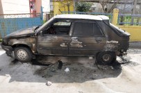 Çerkezköy'de Otomobil Kundaklandı