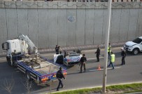 POLİS ARACI - Diyarbakır'da Zincirleme Kaza Açıklaması 3 Polis Yaralı