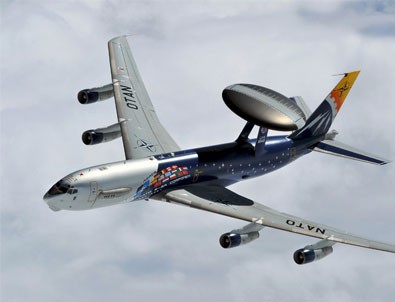 NATO uçağı, Türk Hava Sahasında