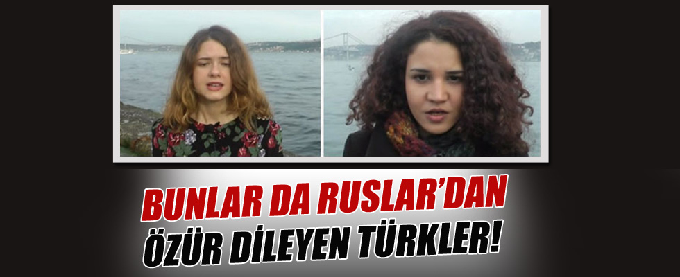 Rusya'dan özür dileyen öğrenciler