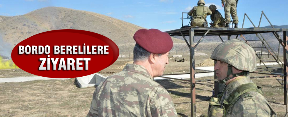 Orgeneral Akar'dan Bordo berelilere ziyaret