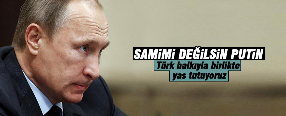 Vladimir Putin'den Ankara açıklaması