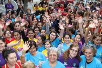 KADIN SPORCU - Gaziemir'de 'Renkli Kadınlar Koşusu'