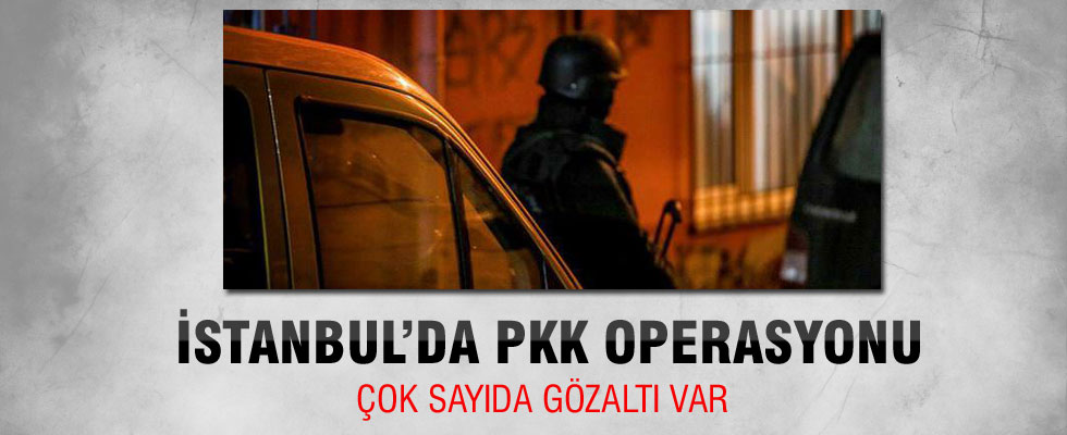 İstanbul'da PKK operasyonu: 15 gözaltı