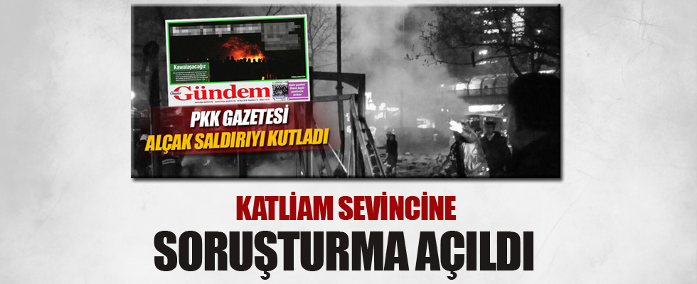 Özgür Gündem'in o manşeti hakkında soruşturma