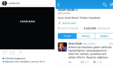 Ünlü İsimlerden Teröre Tepki