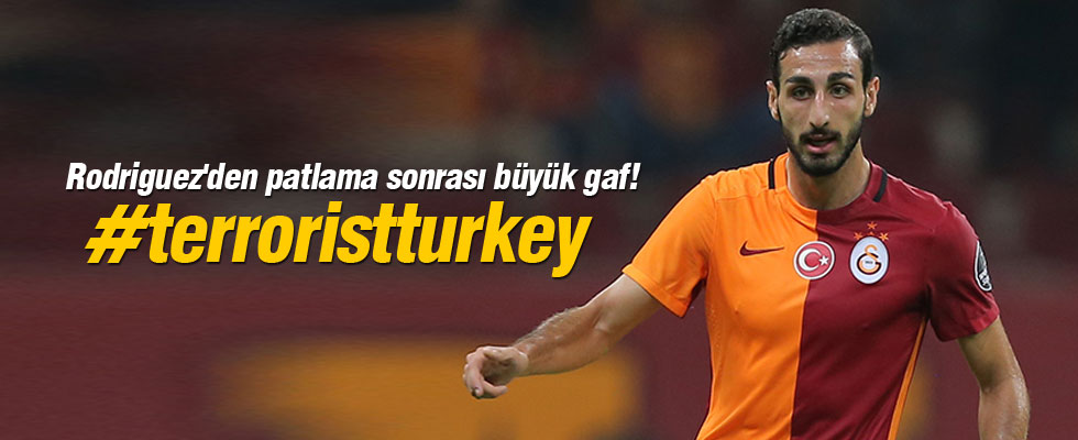 Galatasaraylı yıldızdan büyük gaf