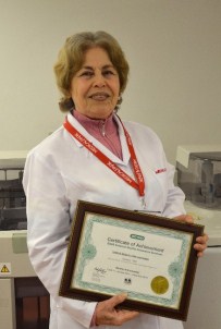 Laboratuvara Başarı Belgesi