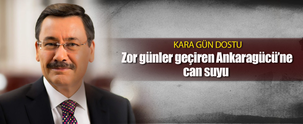 Melih Gökçek'ten Ankaragücü'ne 1,5 milyon liralık yardım