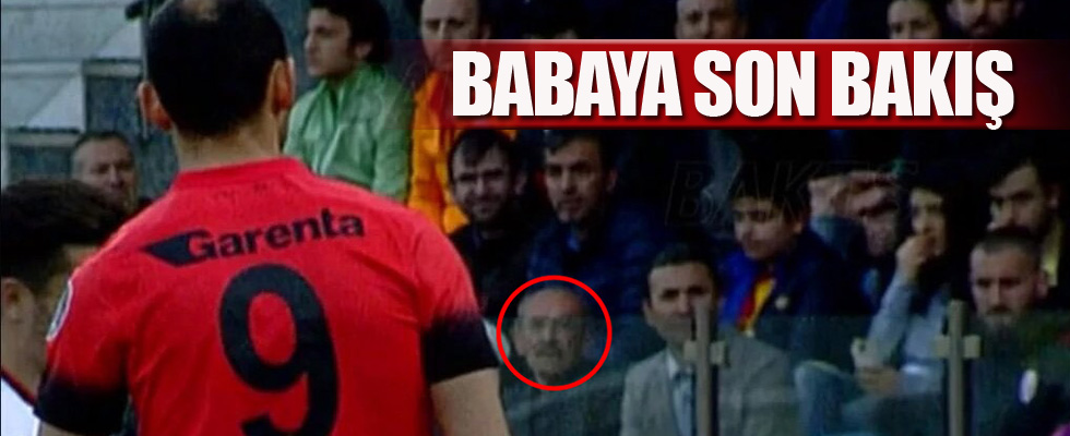 Umut Bulut babasına son kez böyle bakmış...