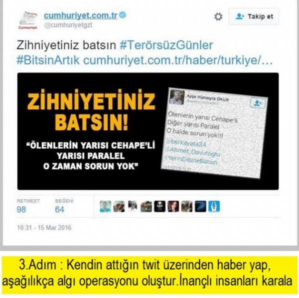 Cumhuriyet'ten Ankara provokasyonu!