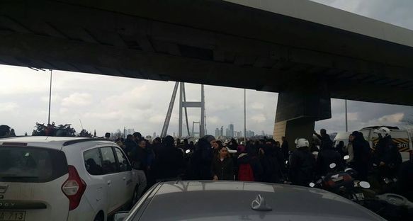 Boğaziçi Köprüsü'ndeki şüpheli araçta patlayıcıya rastlanmadı