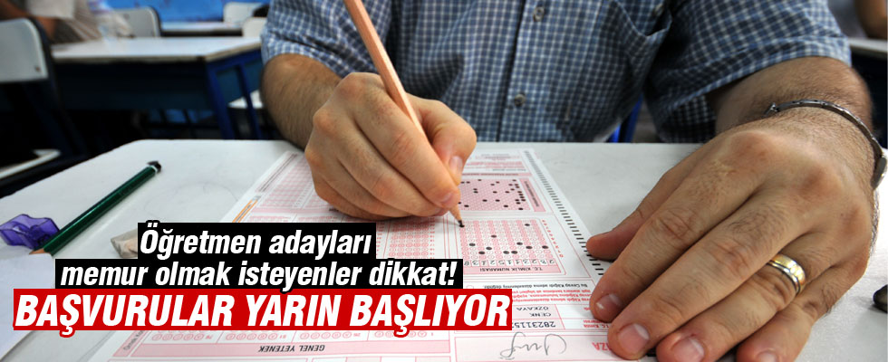 2016 KPSS lisans başvuruları başlıyor