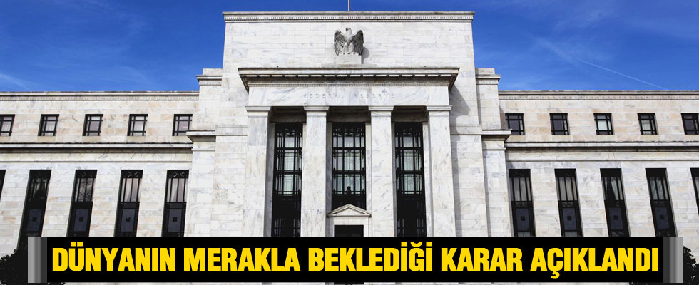 ABD Merkez Bankası faiz kararını açıkladı