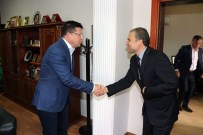 MİMARLAR ODASI - Mimarlar Odası'ndan Başkan Subaşıoğlu'na Ziyaret