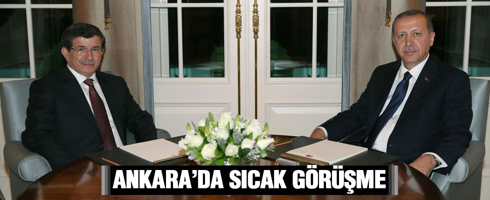Başbakan Davutoğlu, Cumhurbaşkanı Erdoğan ile görüştü