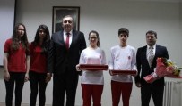 MAHMUT NEDİM TUNÇER - Çanakkale'den Yola Çıkan Kutsal Emanetler Ankaralı Sporculara Teslim Edildi