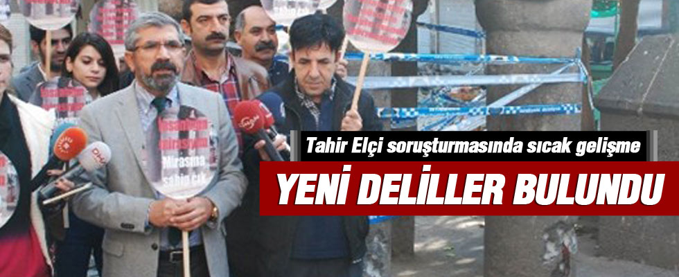 Tahir Elçi cinayeti soruşturmasında yeni deliller bulundu