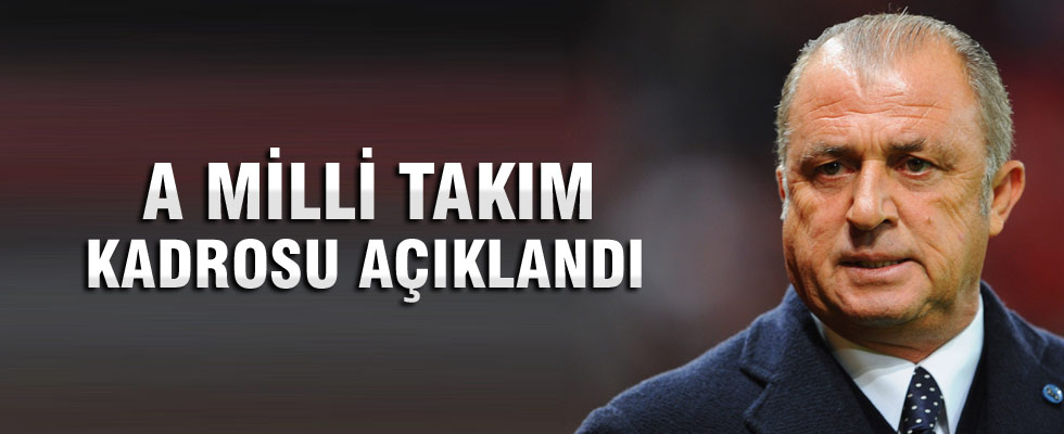 A Milli Takım kadrosu açıklandı