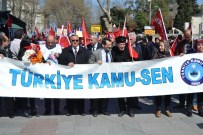 TÜRKIYE KAMU SEN - Türk Eğitim- Sen Şehitler İçin Yürüdü