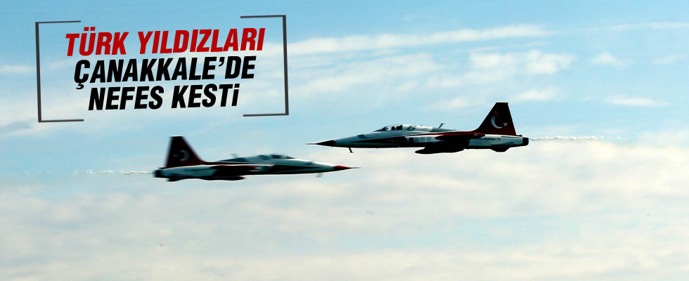 Türk Yıldızları nefes kesti