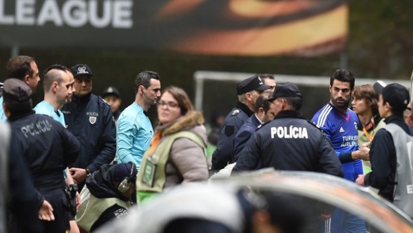 Maç bitti Braga'da ortalık karıştı!